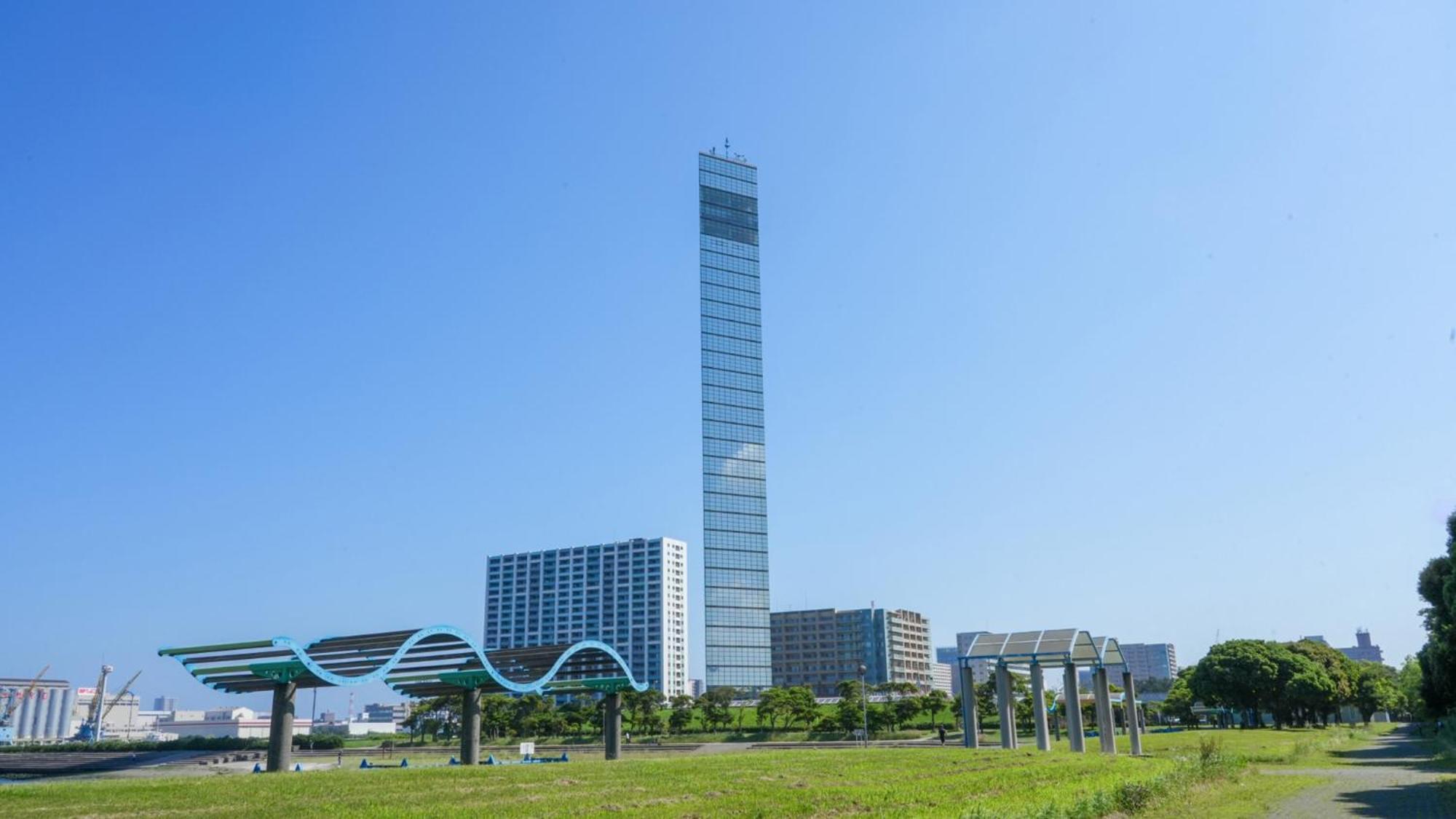 Toyoko Inn Chiba Minato Ekimae Exterior foto